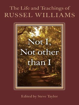 cover image of Not I, Not other than I